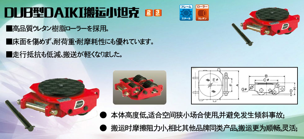 日本DUB型進口搬運坦克車圖